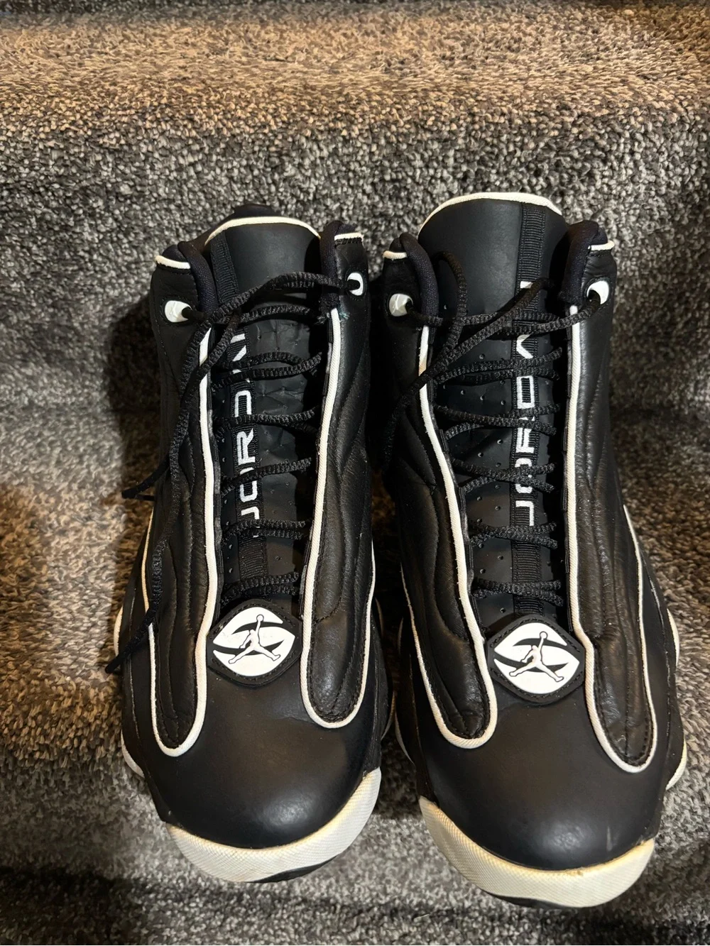 Nike Air Jordan Pro Strong Black White size 12.5 in excellent condition